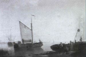 Abendsonne Ueber Der Scheldemuendung