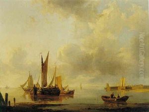 Flat Calm In A Low Countries Harbour
