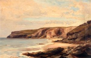Krijtrotsen Aan Het Kanaal by Hermanus Koekkoek the Younger