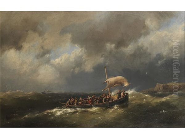 Lifeboat Heading For Shore - view 1