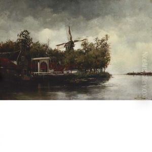 The Windmill by Hermanus Koekkoek the Younger