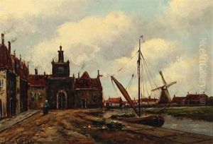 Landscape With Channel At Uitgeest In The Netherlands