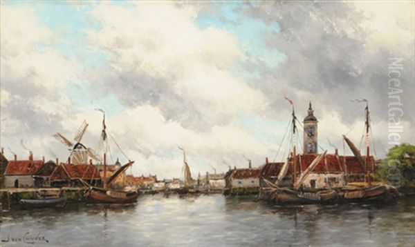 Hollandische Hafenszene - view 1
