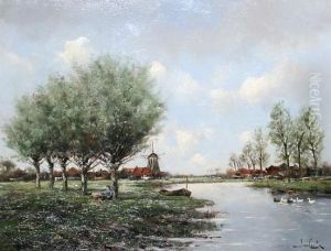 A Dutch River Landscape A Dutch River Landscape