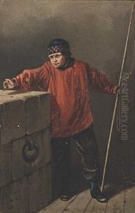 Fisherboy by Hermanus Koekkoek the Younger