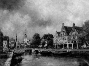 Amsterdam by Hermanus Koekkoek the Younger