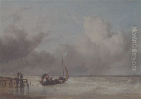 Fishermen Setting Out For Sea - view 1
