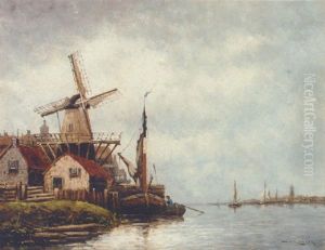 On The Spaaren by Hermanus Koekkoek the Younger