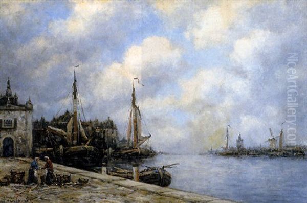 A Dutch Harbor And Wharf - view 1
