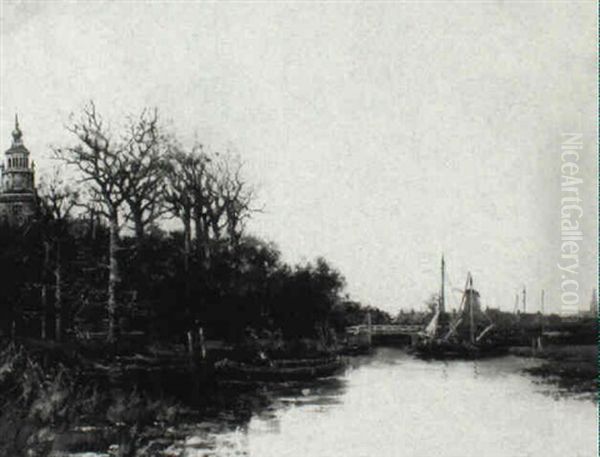 A View Of A Town (monnickendam?) - view 1