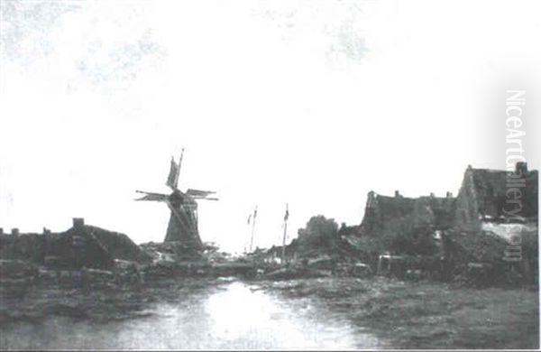 Landscape With Windmill - view 1