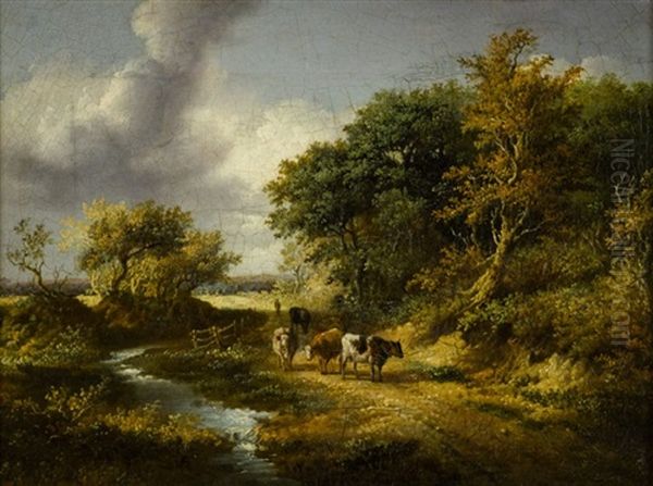 Paesaggio Con Mucche - view 1