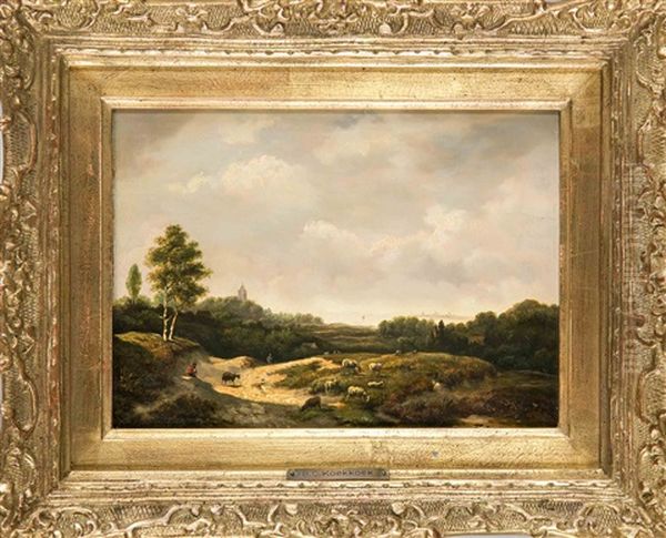 Dunenlandschaft Mit Schafen - view 1