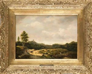 Dunenlandschaft Mit Schafen Dunenlandschaft Mit Schafen