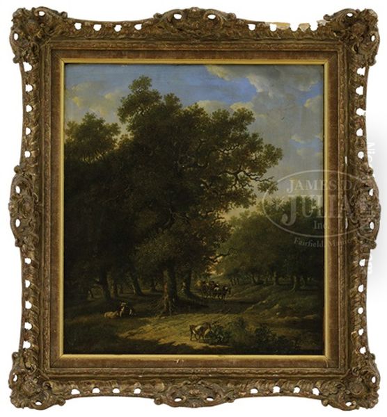 Traveler In A Forest Landscape - view 1