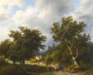 The Gust Of Wind by Barend Cornelis Koekkoek