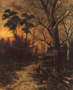 Woodsmen In A Winter Landscape Woodsmen In A Winter Landscape