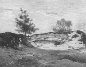 Resting In The Shade Of The Hill by Barend Cornelis Koekkoek