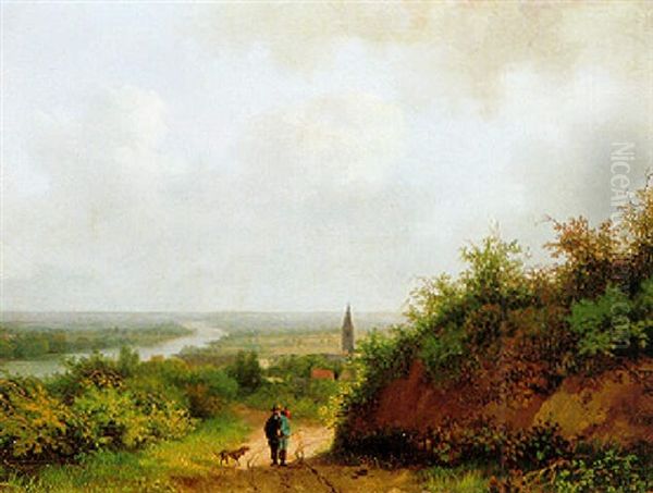 Vagebond Op Een Landweg - view 1