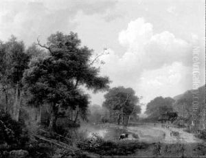 Bauerliche Landschaft by Barend Cornelis Koekkoek