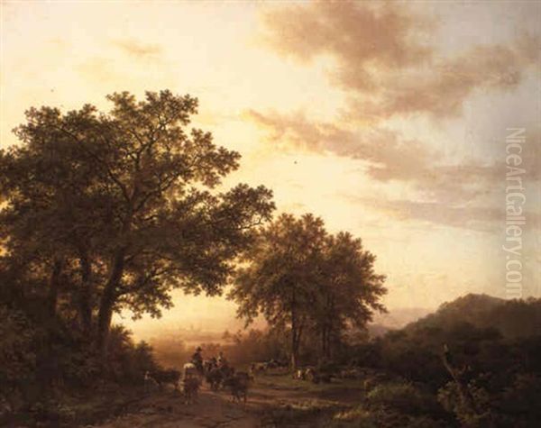 Landscape On The Rhine - view 1
