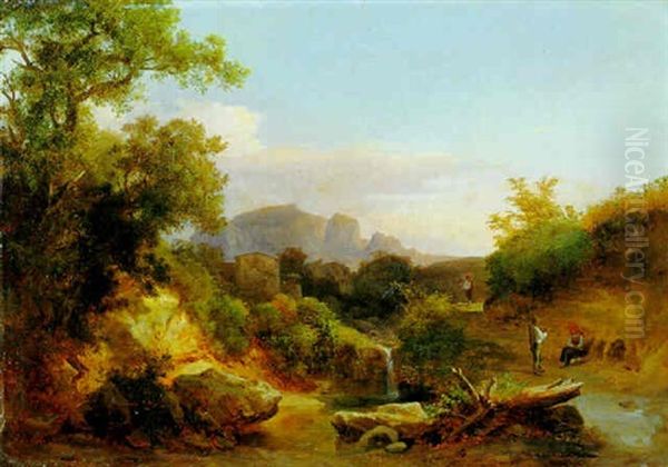 Italienische Gebirgslandschaft - view 1