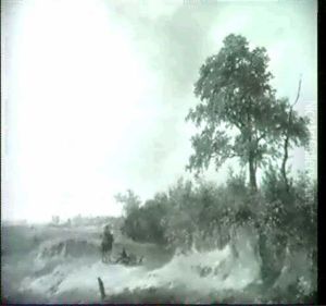 Rast Auf Dem Hohlweg by Barend Cornelis Koekkoek