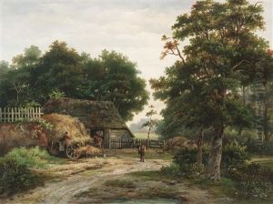 Eine Scheune Im Wald