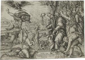 The Sacrifice Of Iphigenia by Nicolas Beatrizet