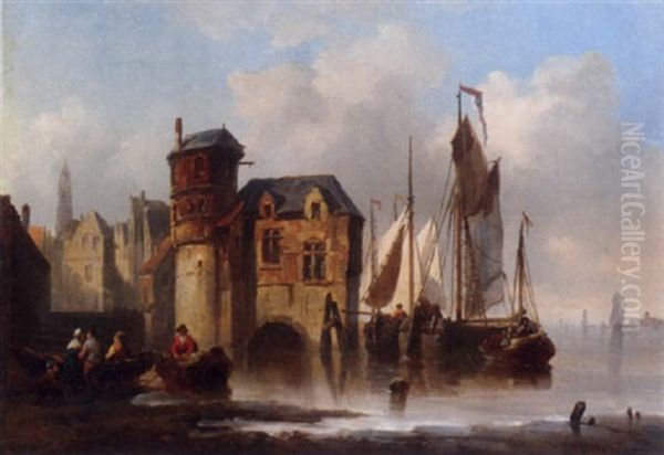 A Small Dutch Port - view 1
