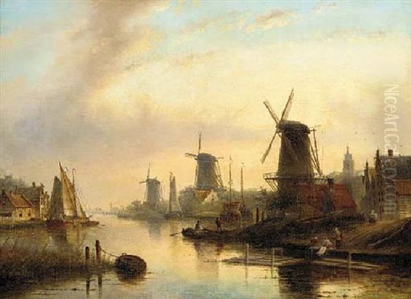 A Dutch Estuary Scene - view 1