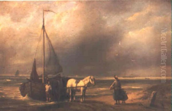 Pescadores En La Playa - view 1