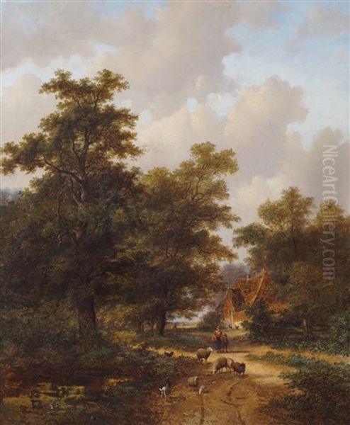 Landscape With Figures And Animals - view 1