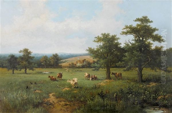 Weidende Kuhherde - view 1