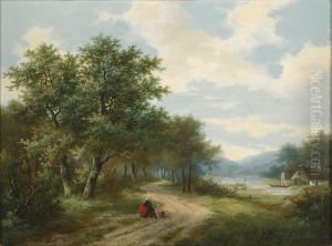 Summer Landscape by Hendrik Pieter Koekkoek