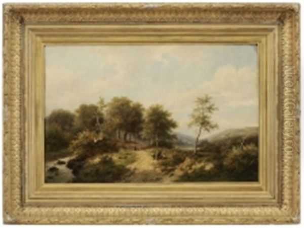 Figures On A Country Track - view 1
