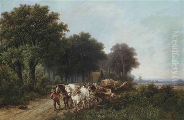 A Woodgatherer With A Malle Jan - view 1