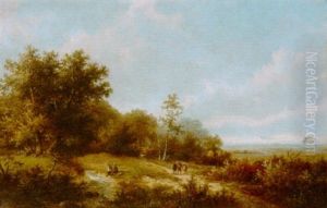 Children Playing In A Landscape Children Playing In A Landscape