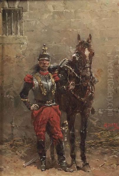 A French Officer Of The Cuirassiers - view 1