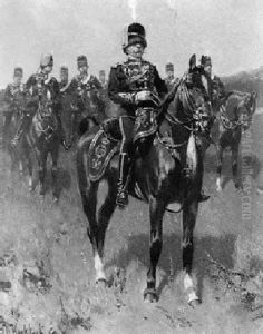 The 14th King's Hussars by Hermanus Willem Koekkoek