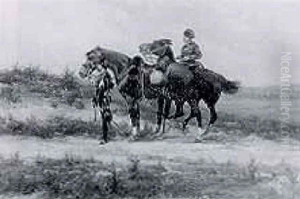 Dutch Horse Artillery On Piquet Duty - view 1
