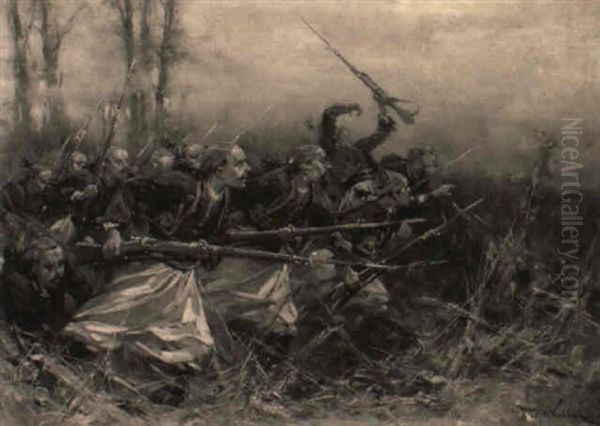 Charging Infantry - view 1