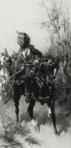 Curassiers On Horseback Curassiers On Horseback