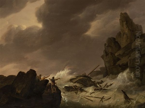 Shipwreck Off The Coast - view 1