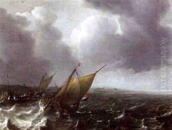 Shipping Off The Breakwater - view 1