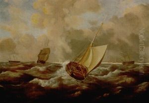 Marine Scape by Johannes Hermanus Koekkoek Snr