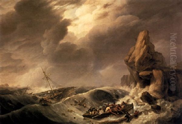 Shipwreck In A Storm - view 1