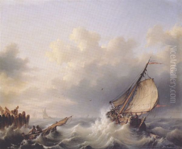 Shipping In A Heavy Sea - view 1