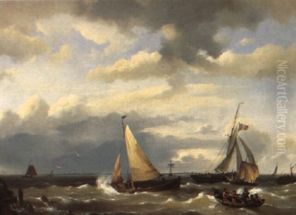 Shipping On An Estuary - view 1