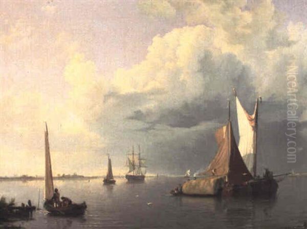 Navires Et Bateaux De Peche Par Matin Calme - view 1